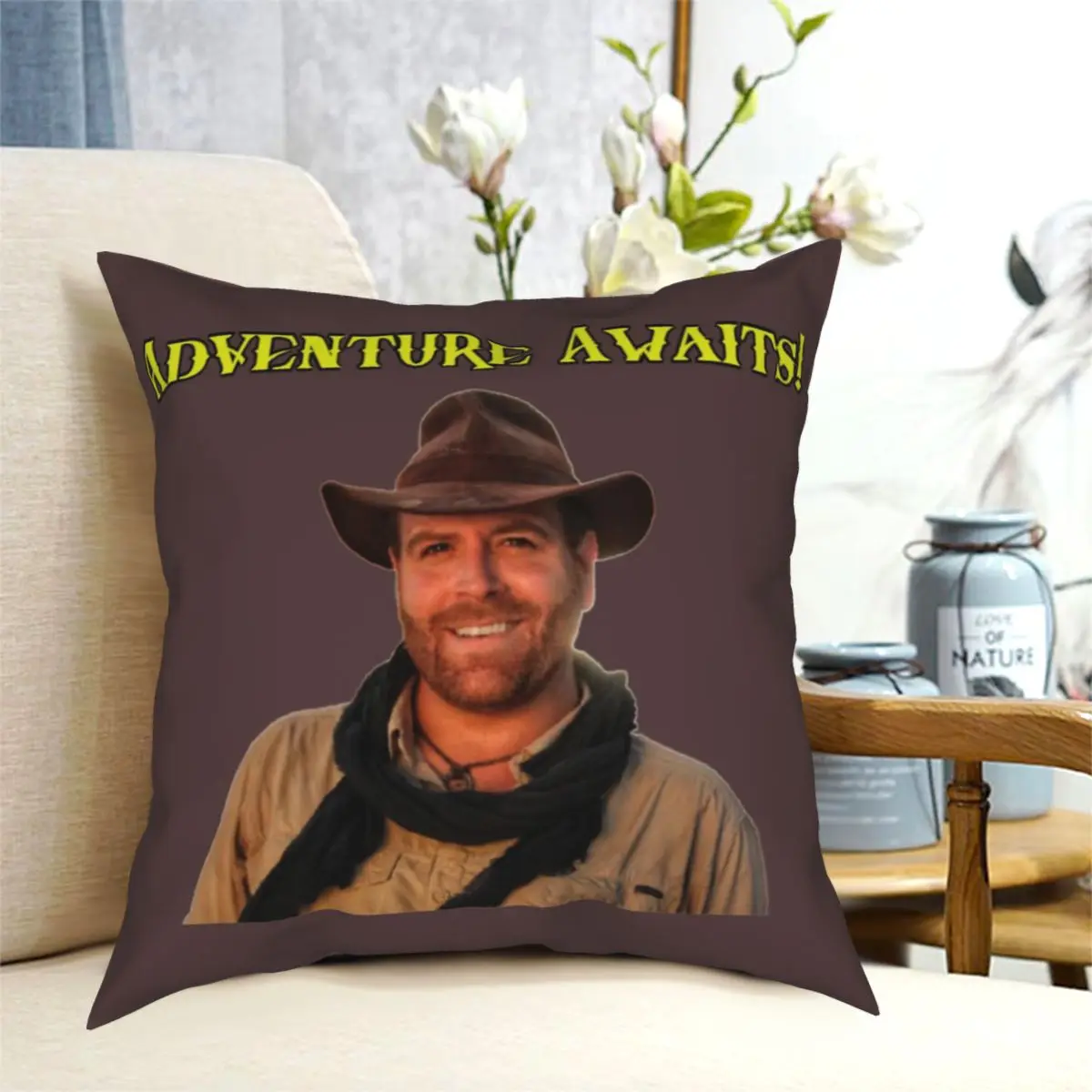 

Josh Gates Square Pillowcase Polyester Creative Decorative Pillow Case Home Cushion Case Wholesale