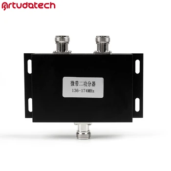 

Artudatech 2 Way VHF 136-174MHz Antenna Two Way Radio Repeater Power Divider Splitter
