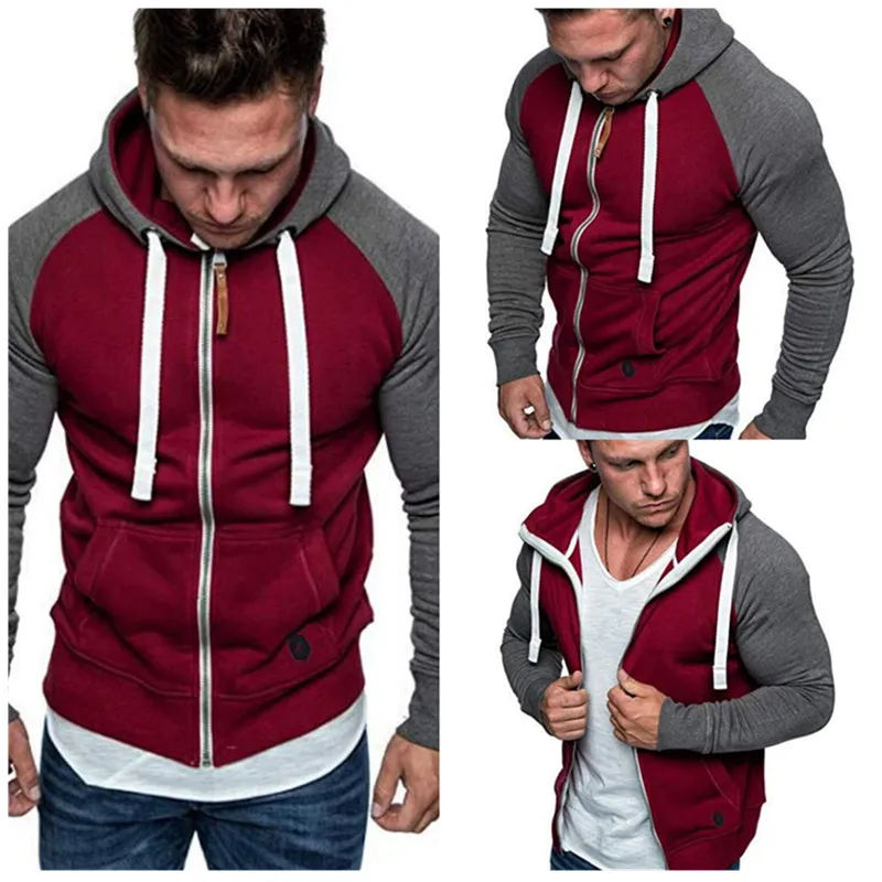 Мужские толстовки с длинным рукавом пуловеры мужские на молнии мужской