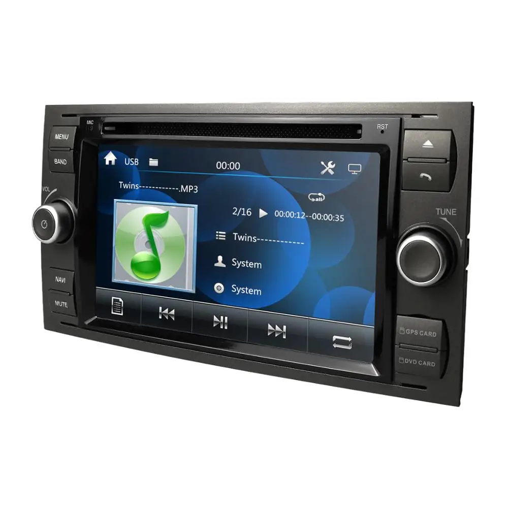 2020 автомобильный DVD 7 &quotgps для Ford Focus Transit C MAX Mondeo Fiest GPS навигация MirrorLink DAB +