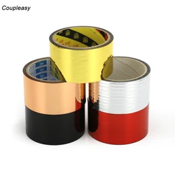 30M/Roll Laser Tape Gold/Silver/Red/Black/Bronze Foil BOPP Adhesive Tapes Masking Tape Home Carpet Tape 10mm/20mm/50mm