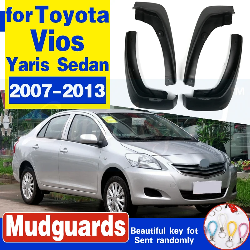 Брызговики для Toyota Yaris Sedan Vios Limo Belta 2007-2013 брызговики крыло брызговиков 2008 2009 2010 2011 |