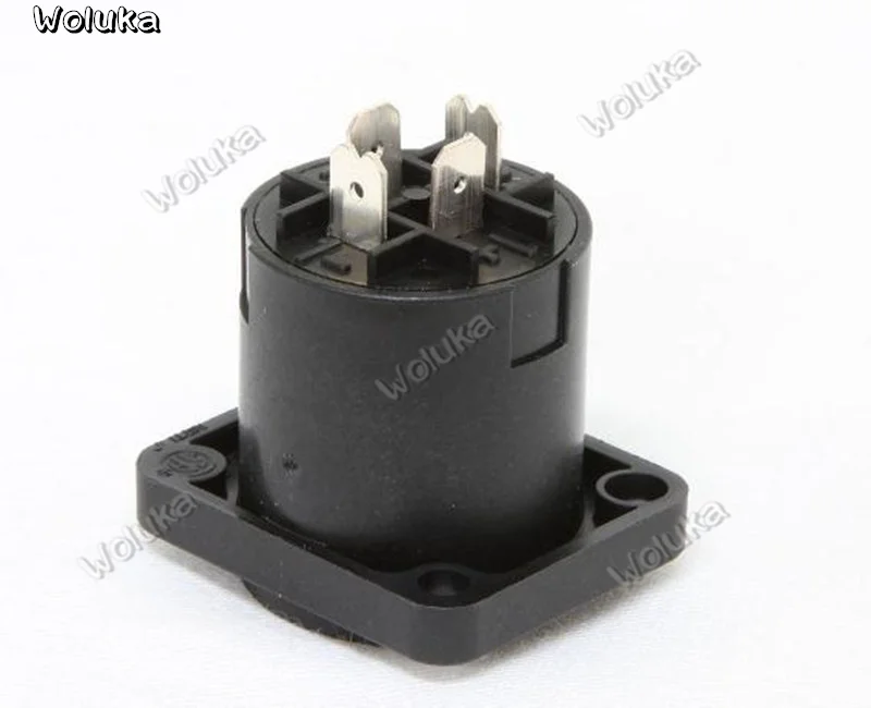 NL4MP четырехъядерный аудио разъем панель с динамиком plug черный квадратный динамик CD50 W03