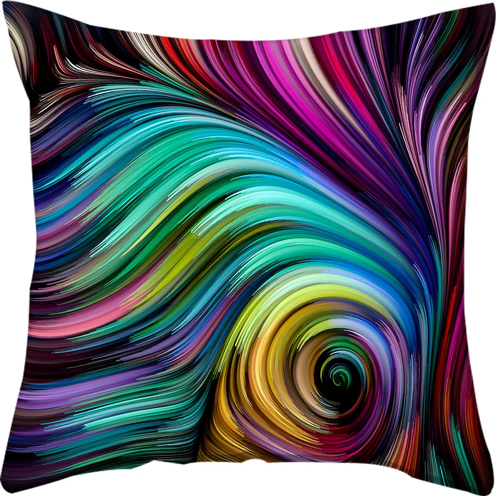 ZEIMON Радужная подушечка крышка подушки красивые красочные наволочка полиэстер