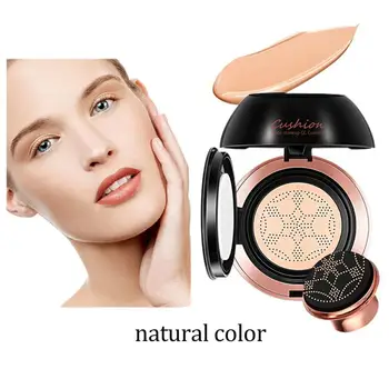

Face Beauty Make Up Air Cushion Mushroom Head CC Cream Concealer Moisturizing Brighten Makeup BB Foundation Cream 2 Colors