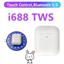 I688 TWS Магнитный зарядный ящик раздельное использование беспроводные наушники Беспроводная зарядка с датчиком PK i500 i1000 i200 i9000 i10000 tws