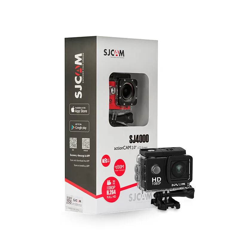 Оригинальная SJCAM SJ4000 Экшн-камера, спортивные DV 2,0 дюймов, позволяющая погружаться под воду на глубину до 30 м Водонепроницаемый HD 1080 P, для улич... Оригинальная SJCAM SJ4000 Экшн-камера, спортивные DV 2,0 дюймов, позволяющая погружаться под воду на глубину до 30 м Водонепроницаемый HD 1080 P, для улич...