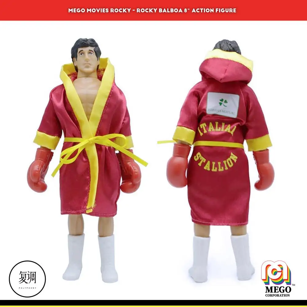 Mego Rocky Boxing king US Movies and TV Action Figure 8 Inch Pvcandcloth Collectible Halloween Gift Toys for Boys _ picture