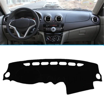 

Black Car Dashboard Cover Dash Mat For Changan Alsvin V3（2012-2016）2013 2014 2015 Auto Sun Shade Pad Carpet Protector