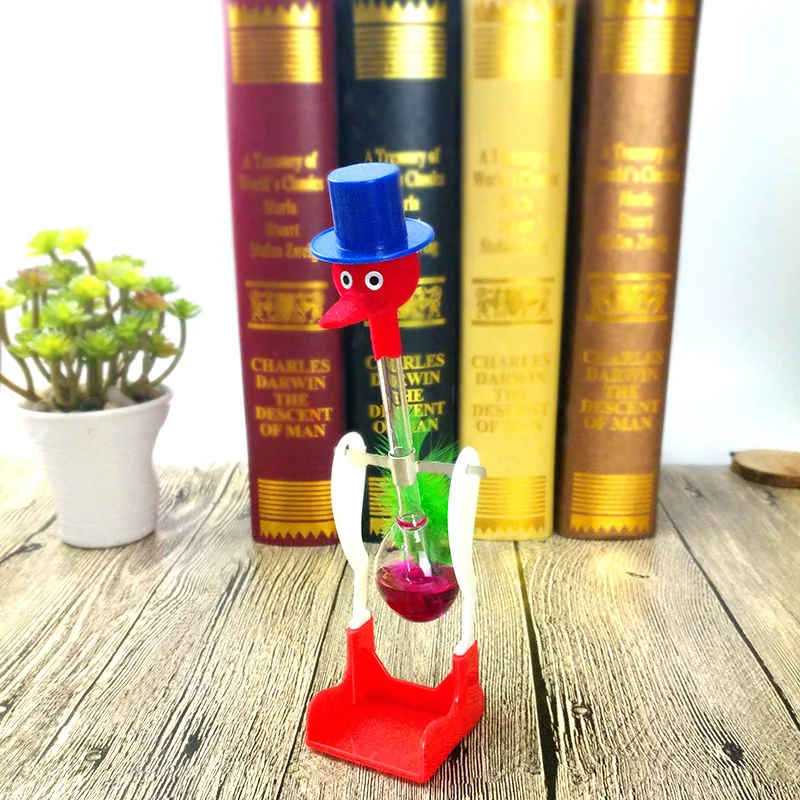 5 шт./лот новинка ретро стекло красивый дизайн счастливая Питьевая окунание птица