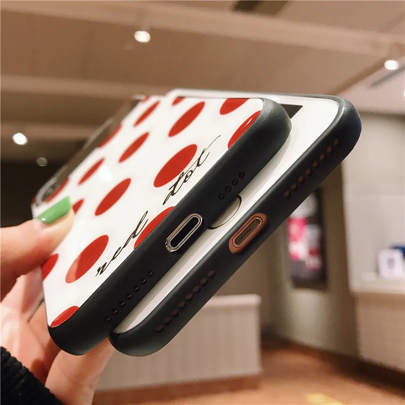 Роскошный зеркальный чехол для макияжа для iPhone X XR XS MAX 7 8 Plus TPU+ PC задняя крышка стеклянный чехол для телефона для iPhone 6 6S Plus 7 8 чехол