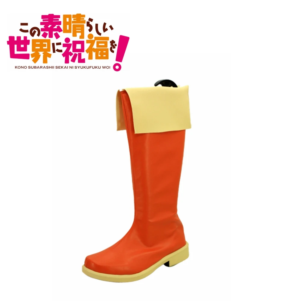 Kono Subarashii Sekai ni shukufku wo Megumin; ботинки для костюмированной вечеринки; обувь в стиле аниме; обувь на заказ