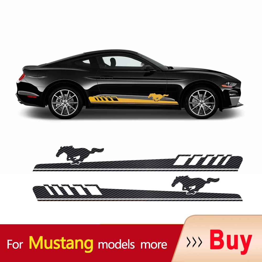 2 шт. автомобильные виниловые наклейки для Ford Mustang 5 0 50 лет | Автомобили и мотоциклы