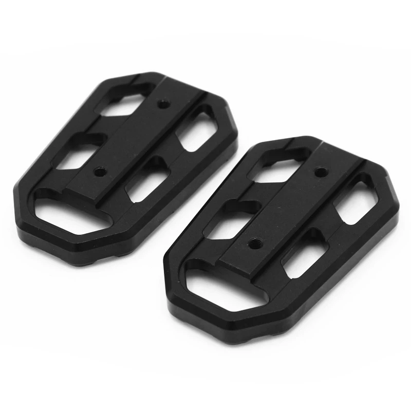Paire De Pédales Réglables Pour Rameur - Accessoire Fitness Noir - Facile à Installer - 3