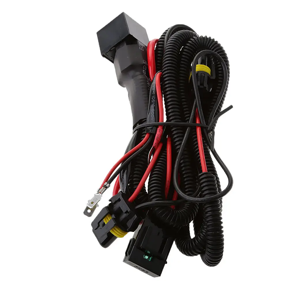 Relay Wire Harness Adapter Wiring H1 H8 H9 H11 9005 9006 9140 9145 HID Conversion Kit From Twilight Garage 