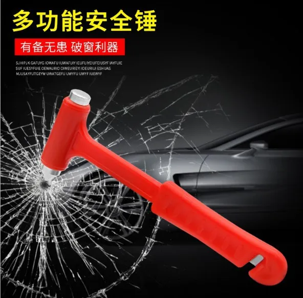 Car Supplies Safety Hammer Car Multifunctional Safety Hammer Firefighting Lifesaving Hammer Window Breaking Machine Car Mounted