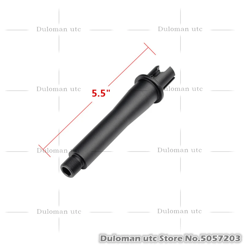 Duloman utc 5," легкий алюминиевый наружный удлинитель 14 мм CCW для M4 M16 PDW MK18 AR Серии CQB короткий страйкбол AEG