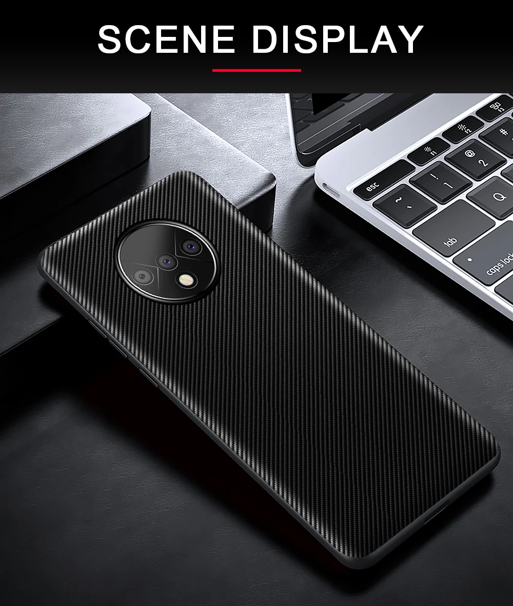 Для Oneplus 7T чехол Высокое качество Текстура углерода кожа задняя крышка для Oneplus 7T Pro 6T 6 5T 5 полный защитный противоударный чехол