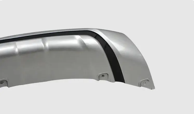 Подходит для KIA Sportager 2011- Высокое качество пластик ABS хром передняя+ задняя крышка бампера отделка автомобиля-Стайлинг