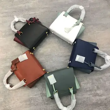 

Women's bag 2020 new PU leather shoulder bag solid color handbag fashion messenger bag large capacity shoulder bag