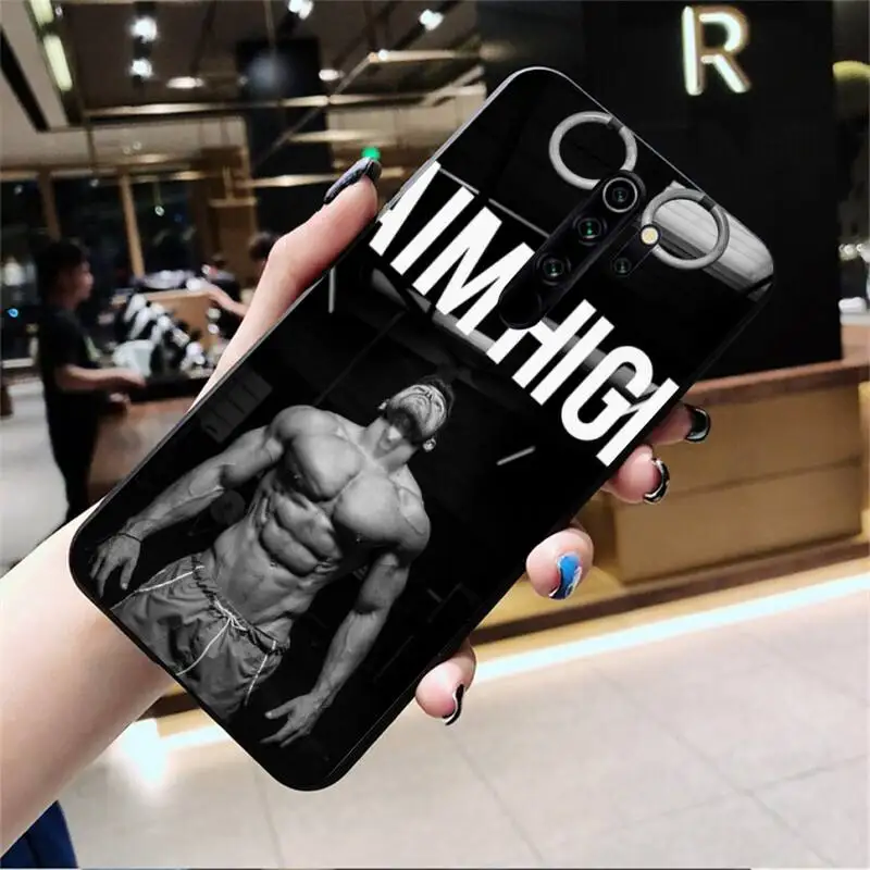 xiaomi leather case handle Tập Thể Hình Tập Gym Thể Hình Bling Dễ Thương Ốp Lưng Điện Thoại Redmi Note 9 8 8T 8A 7 6 6A Đi Pro max Redmi 9 K20 xiaomi leather case cover Cases For Xiaomi