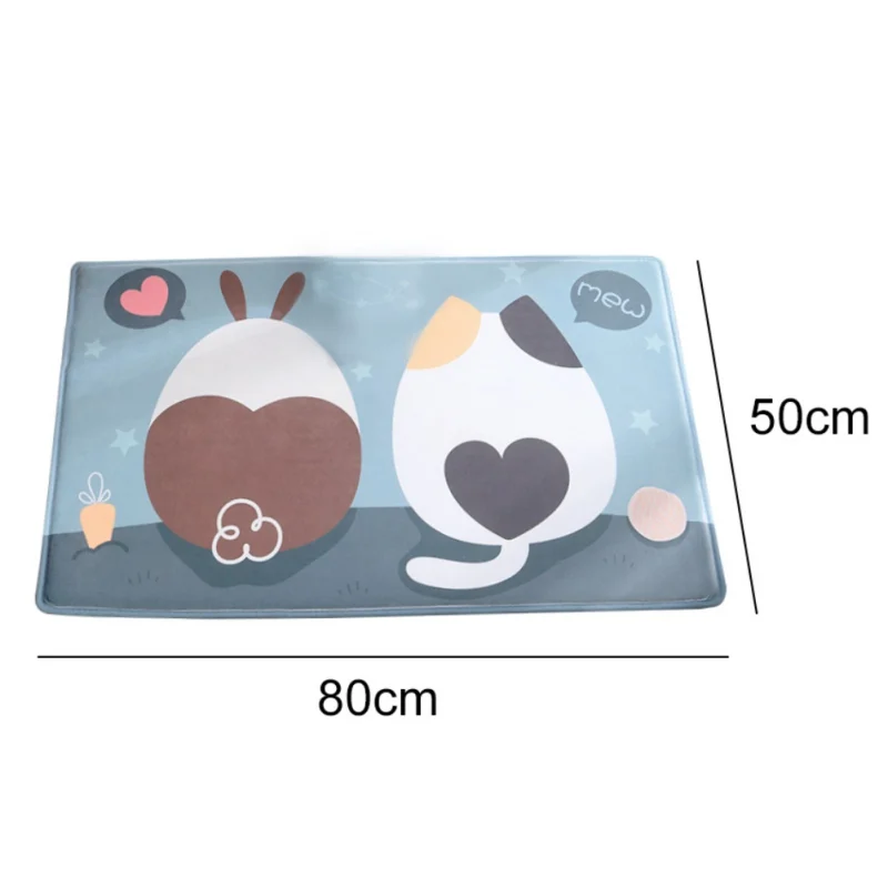 Cartoon Flannel Thick Bathroom Rug, Ultra Soft Non-slip Super Absorbent Door Mat 1