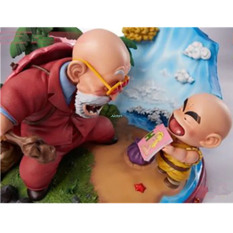 12 "Dragon Ball Z статуя Супер Saiyan бюст Мастер Роши Сон Гоку и криллин 1/6 GK экшн Коллекционная модель игрушечная коробка 30 см Z2809
