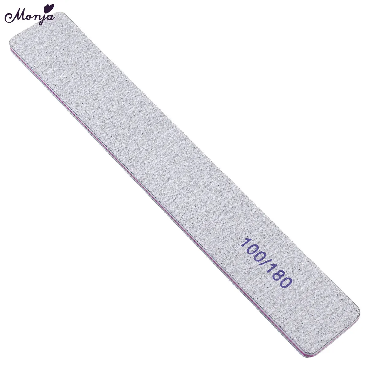1pc rectangle Monja 100/180 абразивные пилки для ногтей Полировка Формирование шлифовальный буферный блок Маникюр пилки для ногтей пилка для ногтей инструмент - Цвет: 1pc rectangle