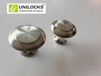 

Cabinet Knob Drawer Pull Handle Kitchen Door Wardrobe Hardware modern retro black stainless steel round door knob 28mm/10pcs