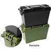 Hunting Ammo Box Multifunction Plastic Storage Bullet Box Heavy Duty Caliber Bulk Ammo Crate Lightweight Storage Case Ammo Can 5