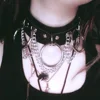 Collier ras du cou Harajuku Sexy avec serrure en forme de cœur, Rivets noirs, gothique, Punk, gothique, pour femmes, Hip Hop, Bondage, Cosplay ► Photo 3/6