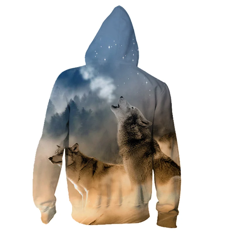 XS-5XL новейший Волк 3D принт животные крутые забавные Hooides мужские с длинным рукавом осень зима мужской модный свитер Hooides