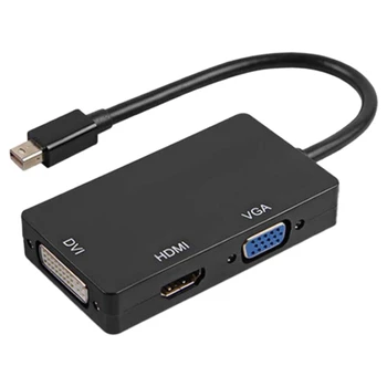 

Mini DP to VGA+HDMI+VDI Conversion Adapter 3 in 1 4K HD Converter Suitable for Devices with MINI DP Interface