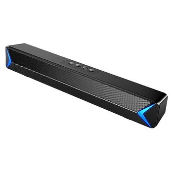 

Bluetooth Speaker Wireless Long Bar Subwoofer Home Gaming Smart Outdoor USB Power Amplifier 3D Sound