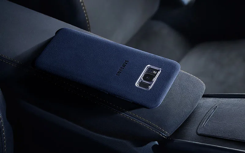 Официальный чехол для Samsung Галактики S8 G9508 плюс + S8plus SM G955 Алькантара прочный