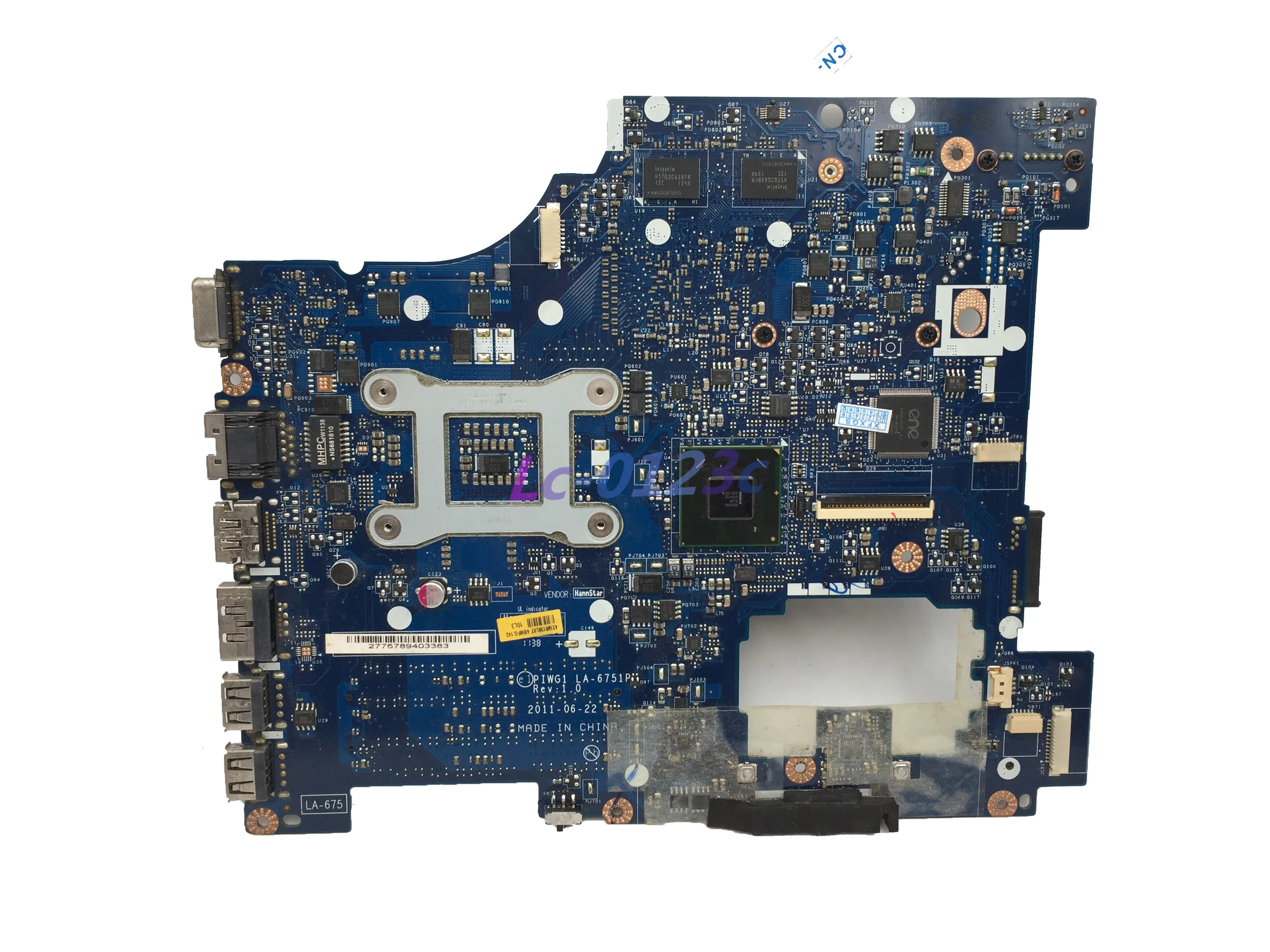 Fulcol для lenovo G470 Материнская плата ноутбука PIWG1 LA-6751P DDR3