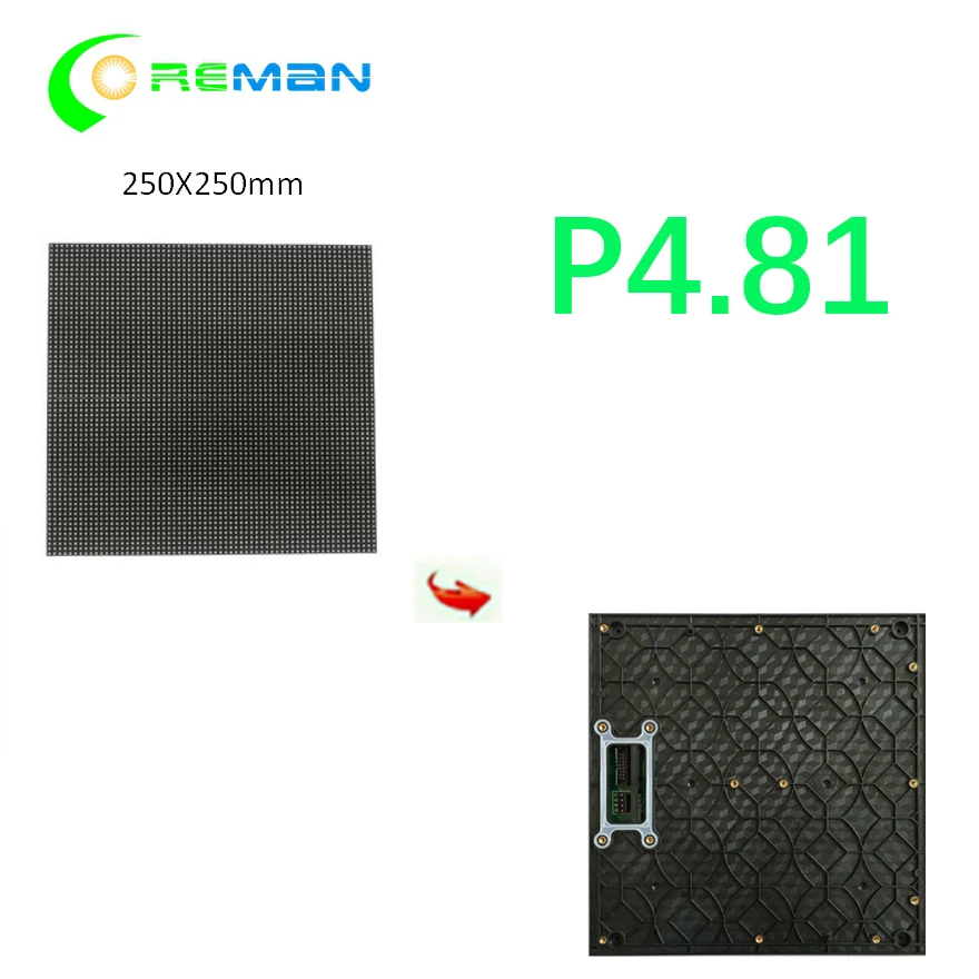 Pantalla светодиодный модуль P4.81 P3.91 матрица rgb точечная панель видео стена аренда