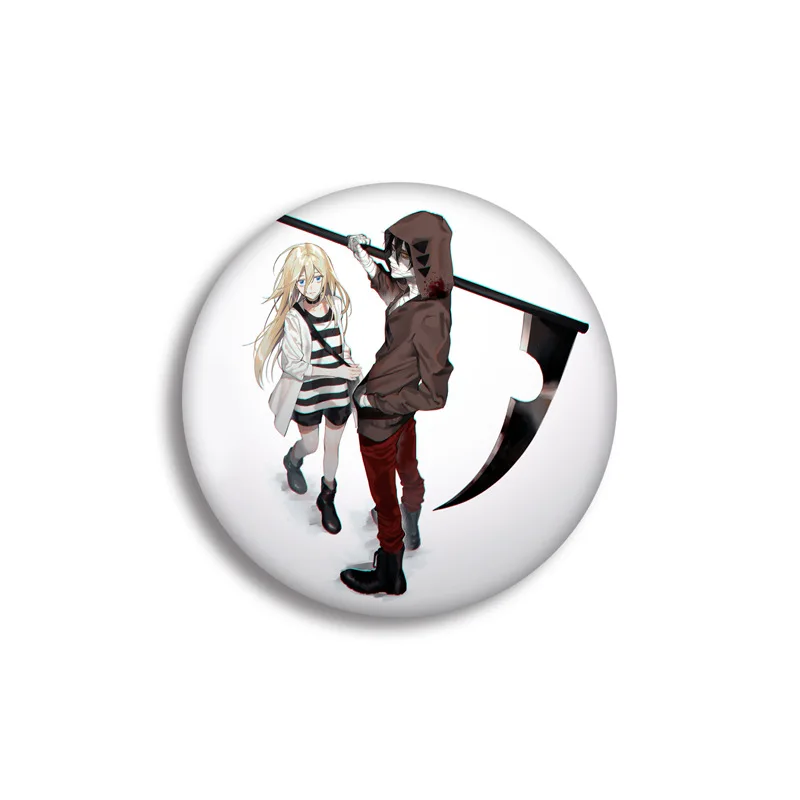 Anime Angels of Death Cosplay Badge Cartoon Rachel Gardner Ray Brooch Pins Zack Collection bags Badges for Backpacks