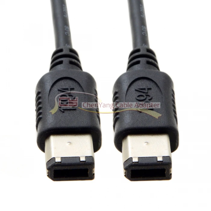 10 шт./лот CY 6 P 6 Firewire 400 Firewire 400 6 6 кабель ilink IEEE 1394a 6ft 1,6 м черный