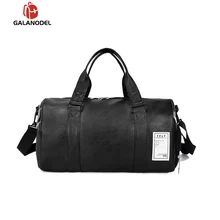 GALANODEL, дорожная сумка, черная, качественная, из искусственной кожи, для пар, сумки для спортзала, ручная кладь для мужчин и женщин, большая вместительность, модная спортивная сумка