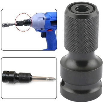 

Conversion Head Impact Rachet Hex Shank Socket Adapter Tool 1/2 To 1/4 Square