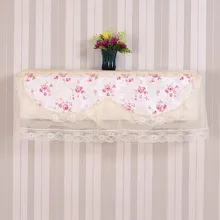 Подвешиваемый воздушный пылезащитный кондиционер, садовая кружевная ткань, полотенце с вышивкой