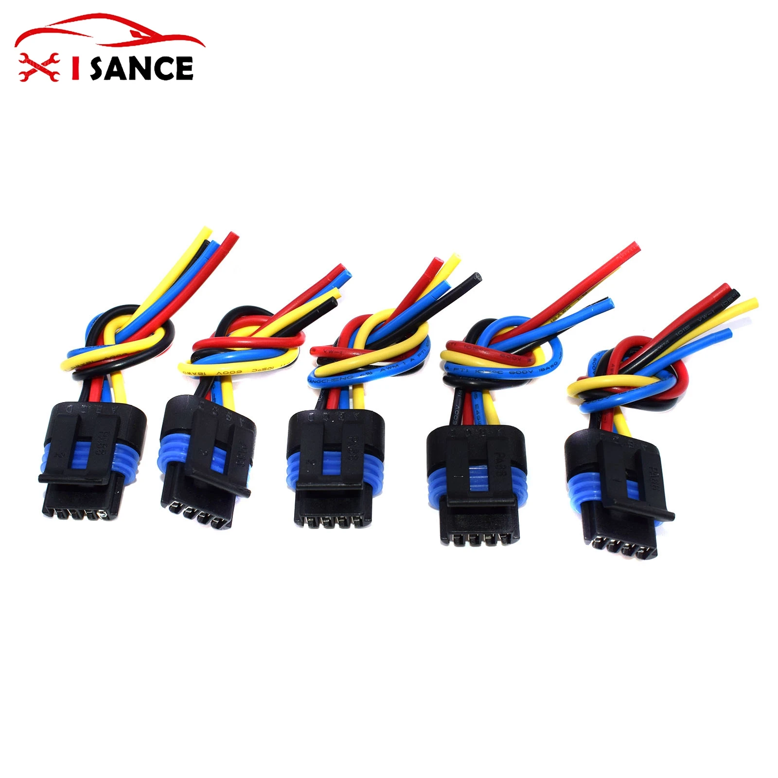 5Pcs Idle Air Control Pigtail Wiring Connector For Chevrolet Equinox Buick Rendezvous Cadillac G 3.4L 3.5L 4.3L 5.3L 88862215