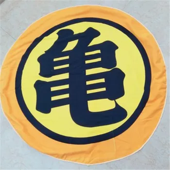 

110CM Anime Products Dragon Ball Round Towel Yoga Tassel Mat Beach Towel GK Statue Figure Collect Model Toy M3969
