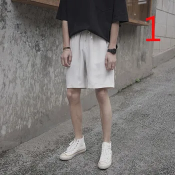

Shorts men's slim section five pants men's Korean version of the trend of youth wild casual pants
