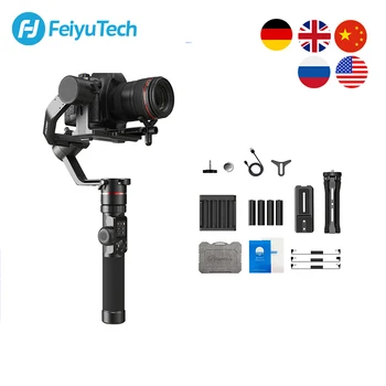 

FeiyuTech AK2000 3-Axis DSLR Camera Stabilizer Tripod Follow Focus for Sony Canon 5D Panasonic GH5/GH5S Nikon D850 2.8KG Payload