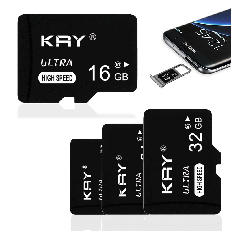 

Mini Memory Card 128GB 16GB 8GB 64GB 32GB Class10 SD Flash card 128 64 32 16 8 GB Cartao De Memoria TF SD Cards Free Adapter