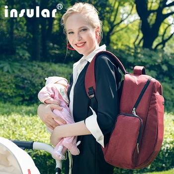 

Mommy Diaper Bag Large Capacity Baby Nappy Bag Multifunction Keep warmTravel Backpack Baby Care Bag for Mother Kid Stroller Kit