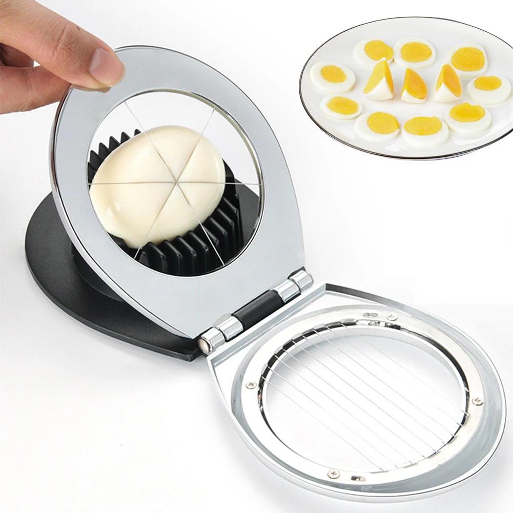 Stainless Steel Edges Flower Sectioner Mold Egg Slicer Cutter Eco-friendly Kitchen Tool