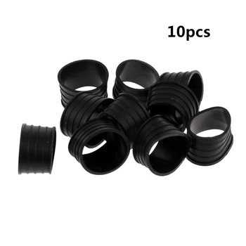 

10pcs Tennis Racket Handle Silicone Ring Tennis Grip Elastic Protector Overgrip Fix Ring Absorbing Stretchy Rings